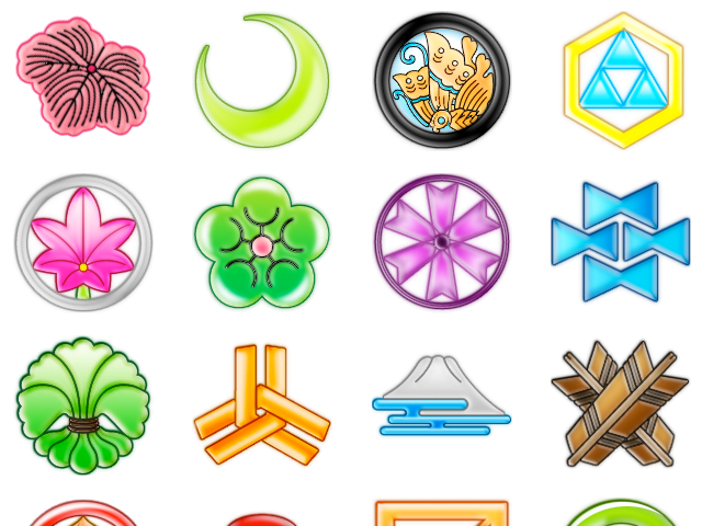 Japanese Kamon Icons