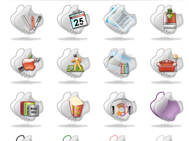Apple Ring Folder Icons