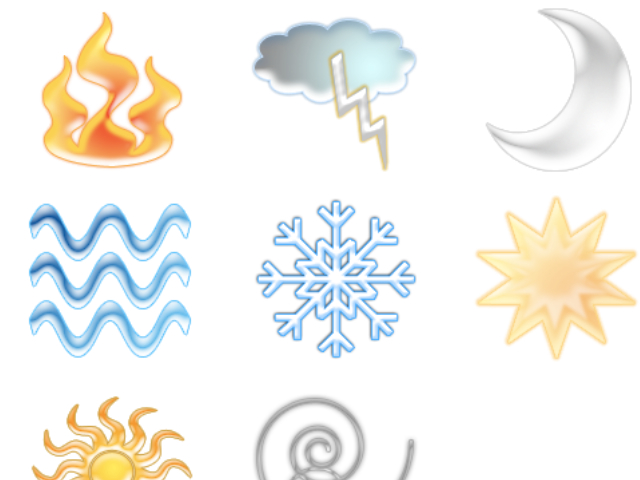 Earth Element Icons